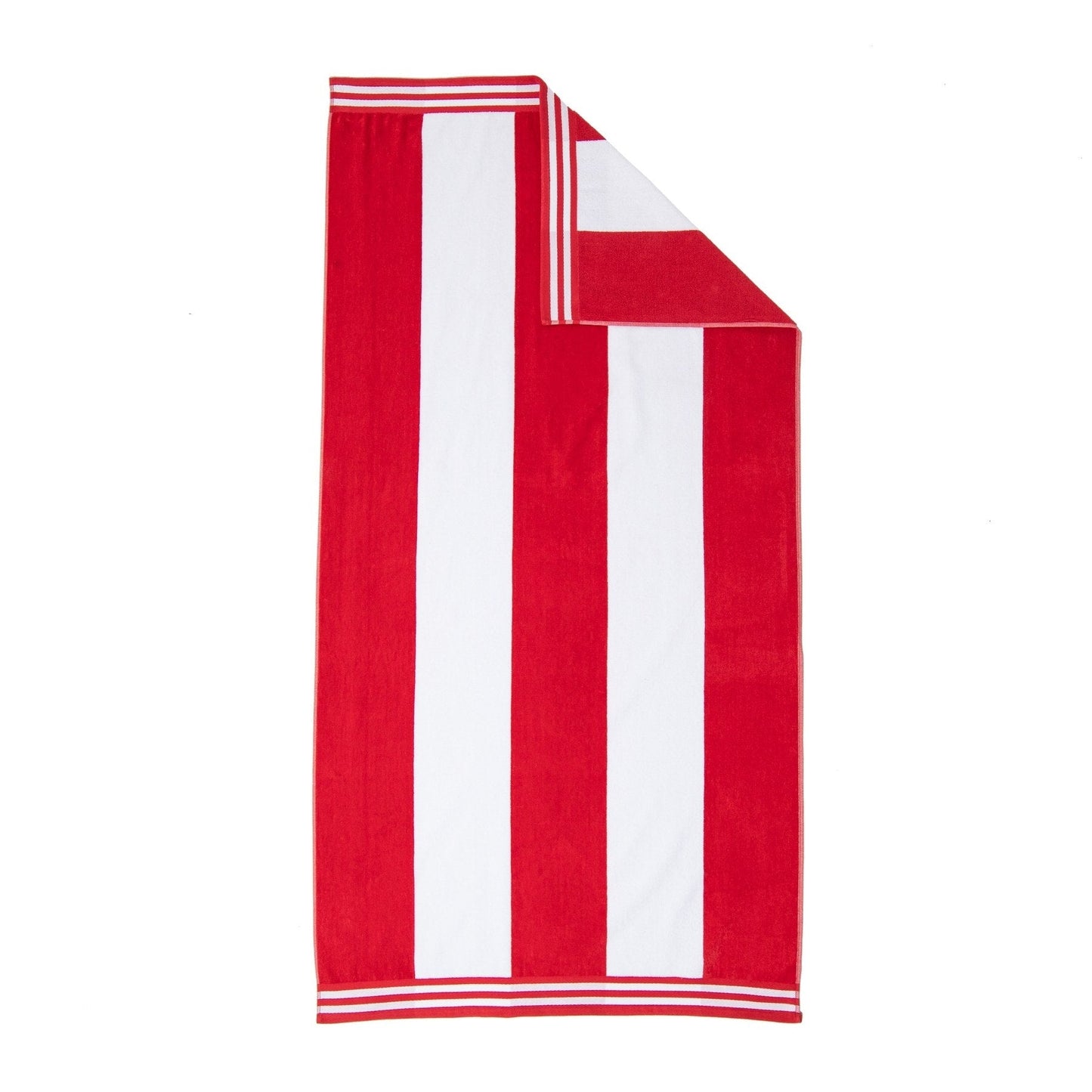 Cabana Stripe Oversized Cotton Beach Towel by Superior