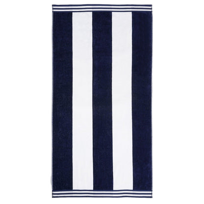 Cabana Stripe Oversized Cotton Beach Towel by Superior