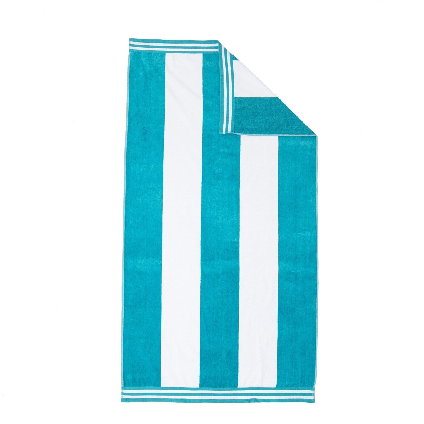 Cabana Stripe Oversized Cotton Beach Towel by Superior