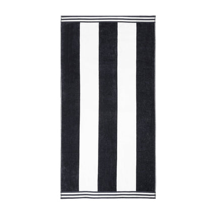 Cabana Stripe Oversized Cotton Beach Towel by Superior