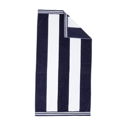 Cabana Stripe Oversized Cotton Beach Towel by Superior