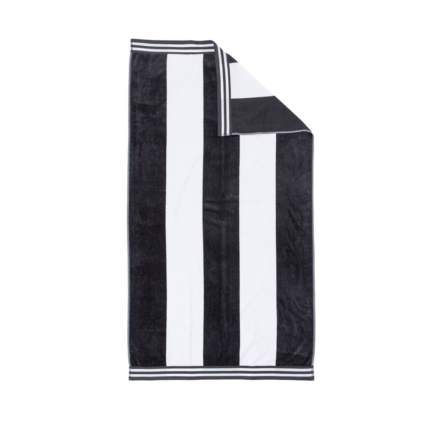 Cabana Stripe Oversized Cotton Beach Towel by Superior