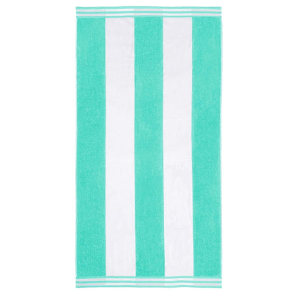 Cabana Stripe Oversized Cotton Beach Towel by Superior