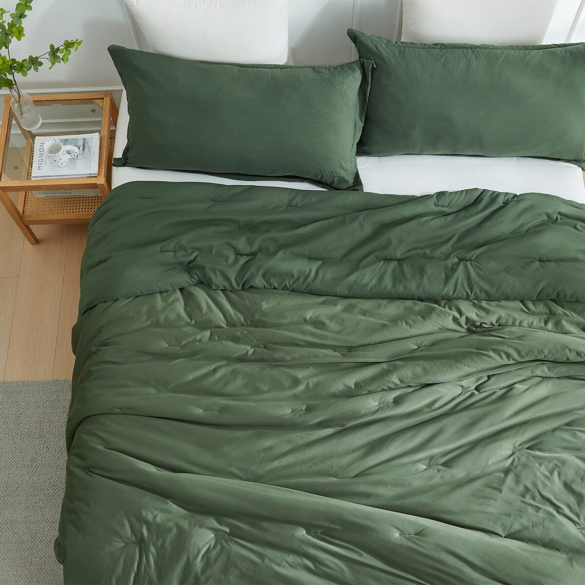 Calm Cool Collection® - Coma Inducer® Oversized Comforter Set - Four Leaf Clover