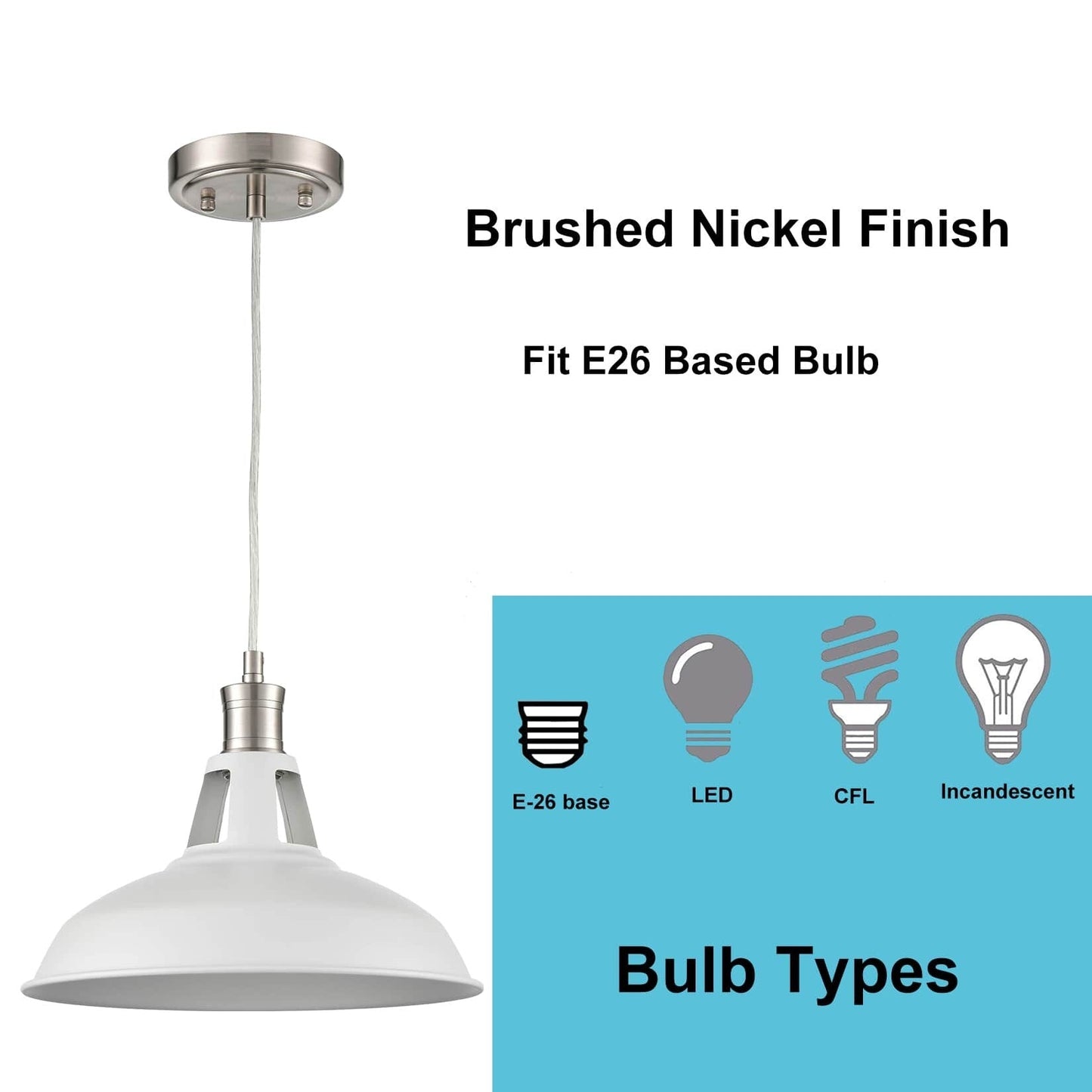 Carbon Loft Kamari Industrial Mini Metal Pendant Light