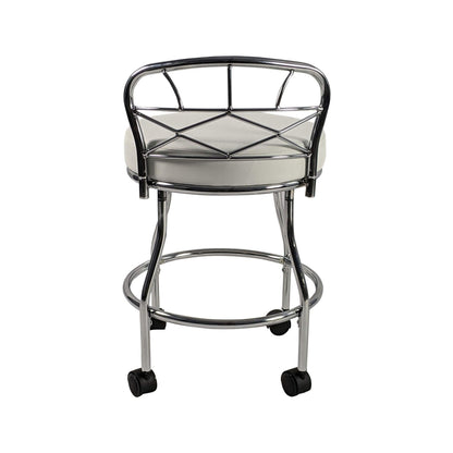 Carolina Living Diana X-Back Vanity Stool with Casters