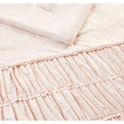 Celestial Princess Pink Ultra Soft Microfiber Comforter Set with Moon Pillow