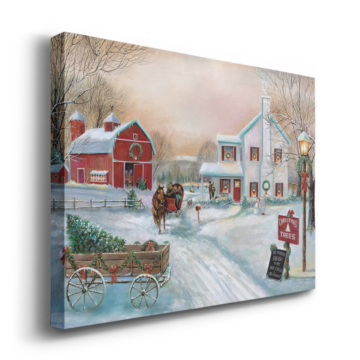 Christmas Tree Farm-Premium Gallery Wrapped Canvas - Ready to Hang