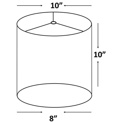 Classic Drum Faux Silk Lamp Shade 8-inch to 16-inch Available
