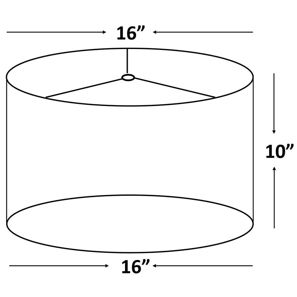 Classic Drum Faux Silk Lamp Shade 8-inch to 16-inch Available