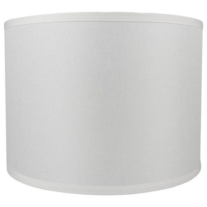 Classic Drum Smooth Linen Lamp Shade, 8 to 16 Bottom Size