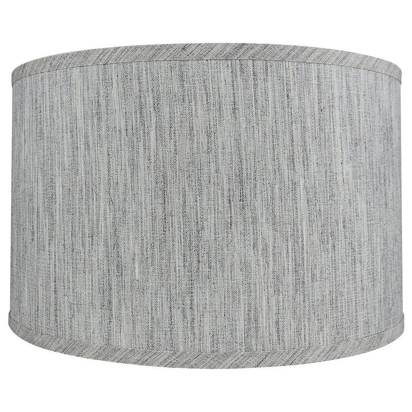 Classic Drum Smooth Linen Lamp Shade, 8 to 16 Bottom Size
