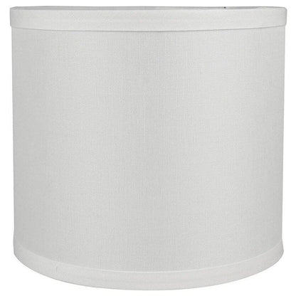 Classic Drum Smooth Linen Lamp Shade, 8 to 16 Bottom Size