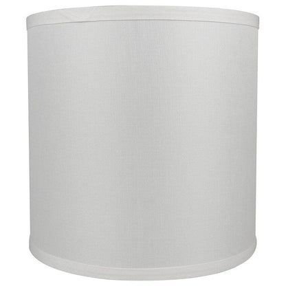 Classic Drum Smooth Linen Lamp Shade, 8 to 16 Bottom Size