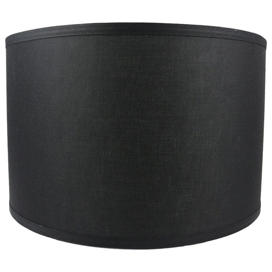 Classic Drum Smooth Linen Lamp Shade, 8 to 16 Bottom Size