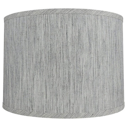 Classic Drum Smooth Linen Lamp Shade, 8 to 16 Bottom Size