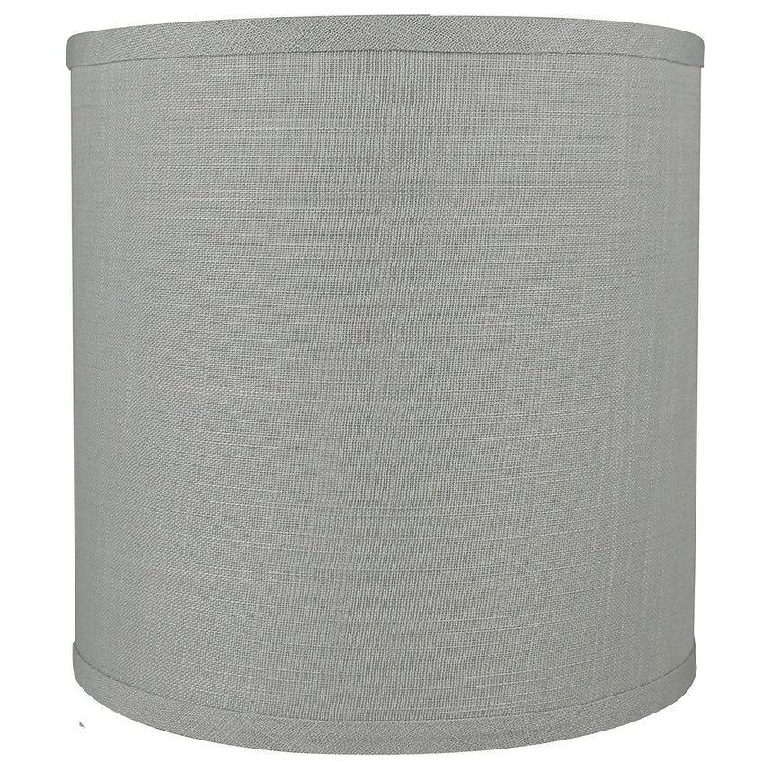 Classic Drum Smooth Linen Lamp Shade, 8 to 16 Bottom Size