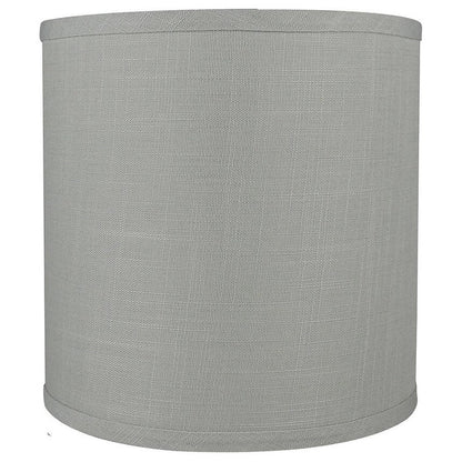Classic Drum Smooth Linen Lamp Shade, 8 to 16 Bottom Size