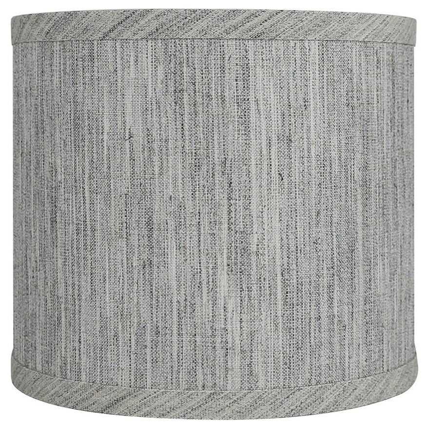 Classic Drum Smooth Linen Lamp Shade, 8 to 16 Bottom Size