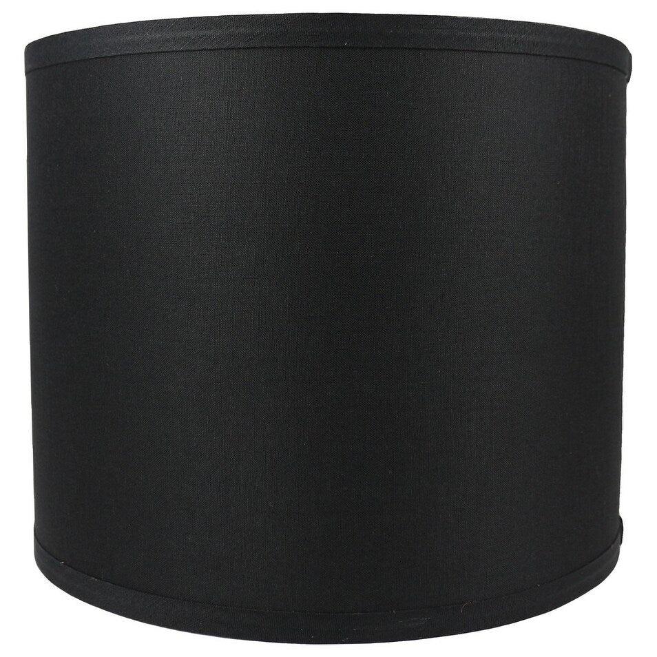 Classic Drum Smooth Linen Lamp Shade, 8 to 16 Bottom Size