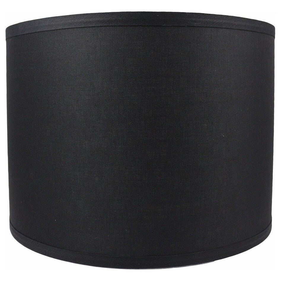 Classic Drum Smooth Linen Lamp Shade, 8 to 16 Bottom Size