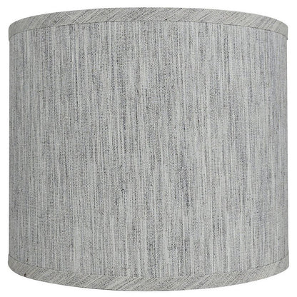 Classic Drum Smooth Linen Lamp Shade, 8 to 16 Bottom Size