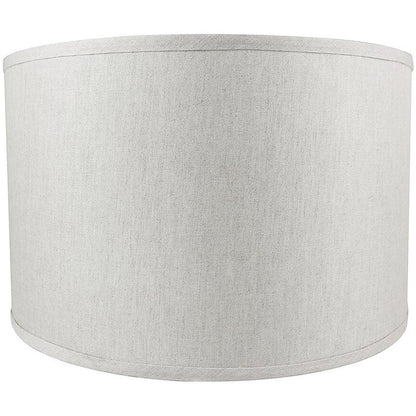 Classic Drum Smooth Linen Lamp Shade, 8 to 16 Bottom Size