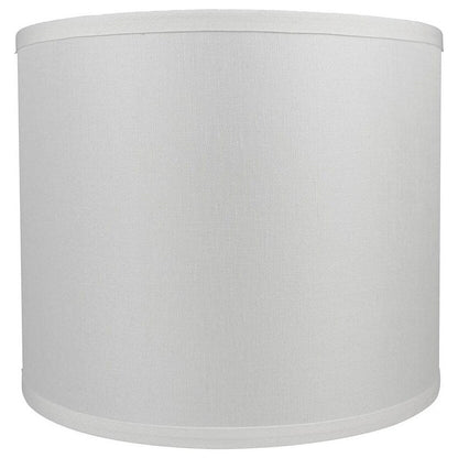 Classic Drum Smooth Linen Lamp Shade, 8 to 16 Bottom Size