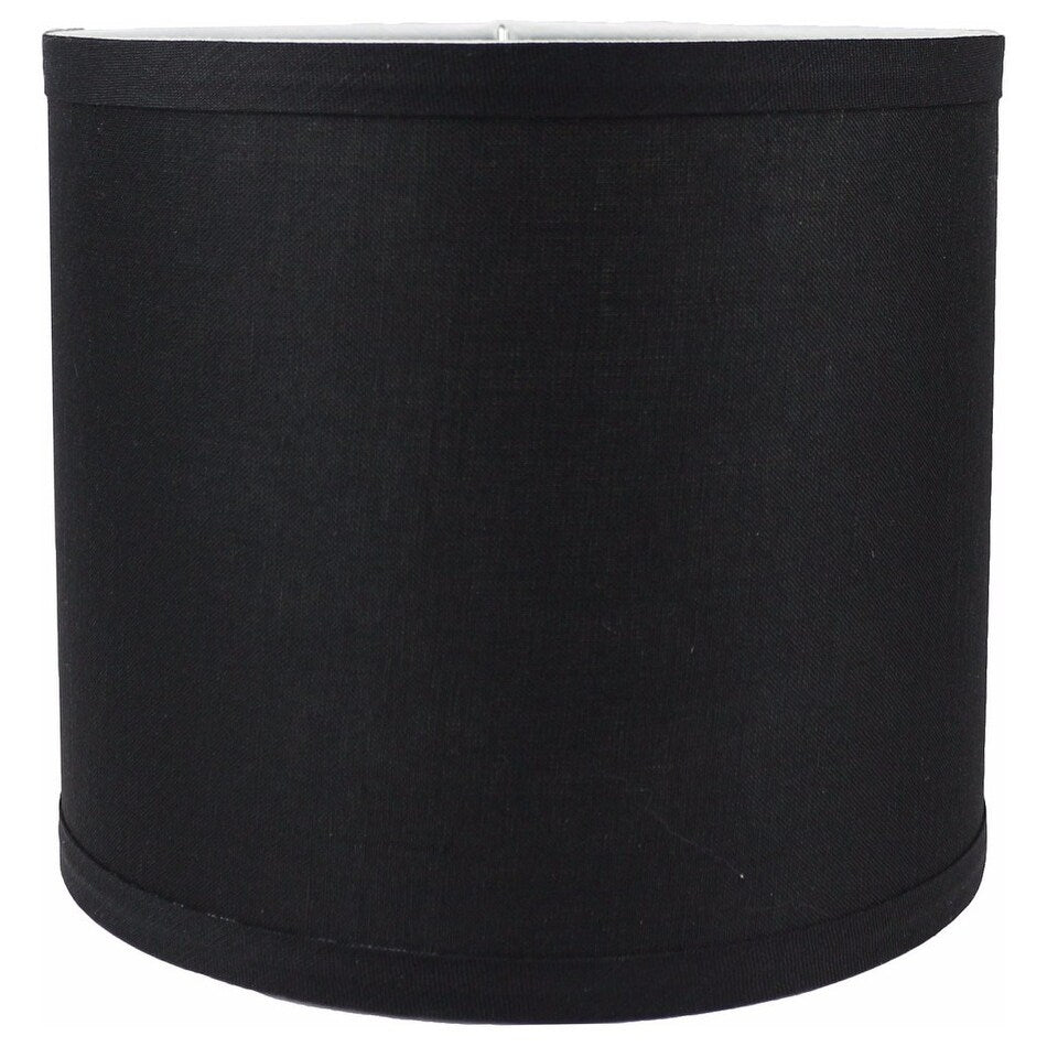 Classic Drum Smooth Linen Lamp Shade, 8 to 16 Bottom Size