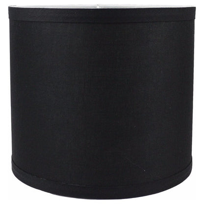 Classic Drum Smooth Linen Lamp Shade, 8 to 16 Bottom Size