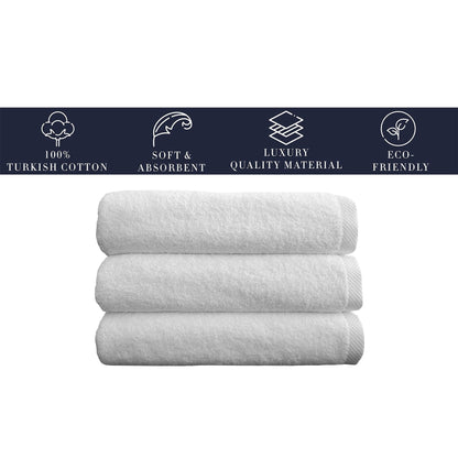 CTT Arsenal %100 Turkish Cotton Jumbo Bath Sheet Set of 3