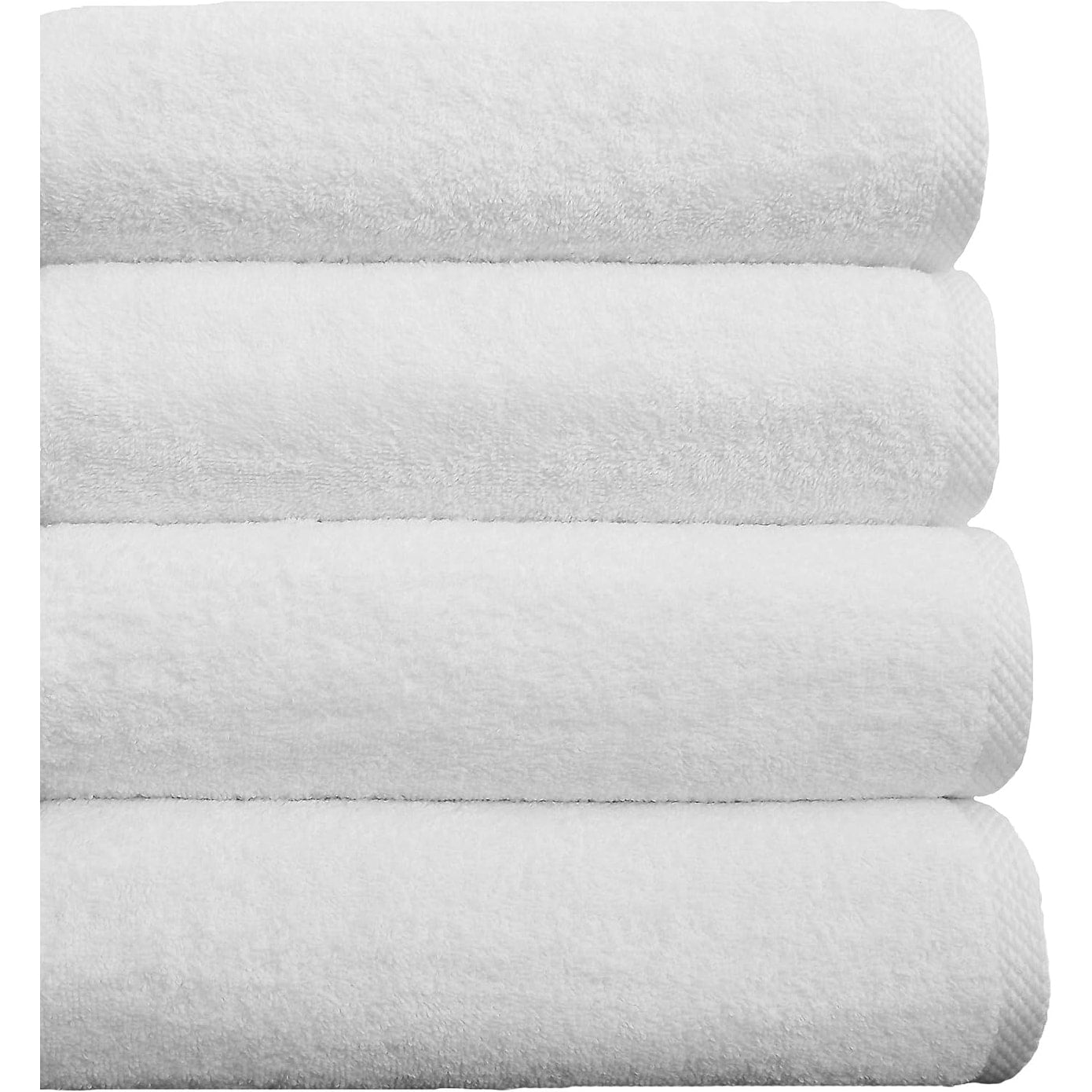CTT Arsenal %100 Turkish Cotton White Bath Towel Set of 4 - 27 x 54