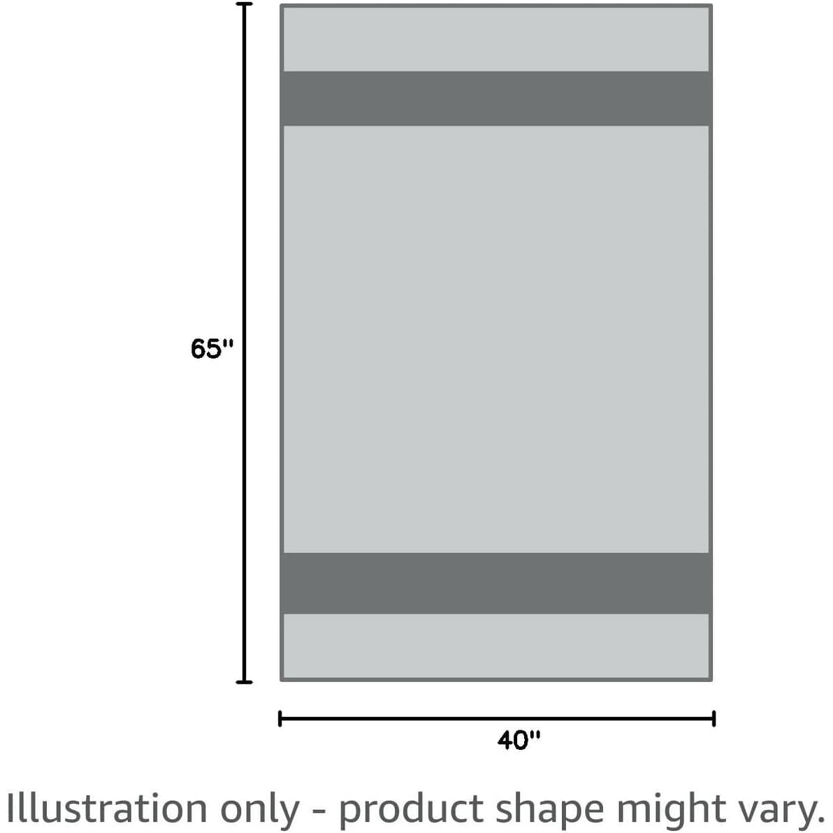 Classic Turkish Towels Cotton Bath Sheets Set & Oversized Ribbed Towels, Ultra-Soft & Absorbent & Set of 3 - 40x65