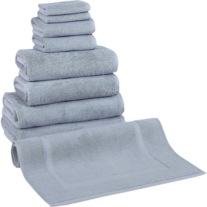 CTT %100 Turkish Cotton Towel Set 8 or 9 Pcs Quick Dry and Absorbent