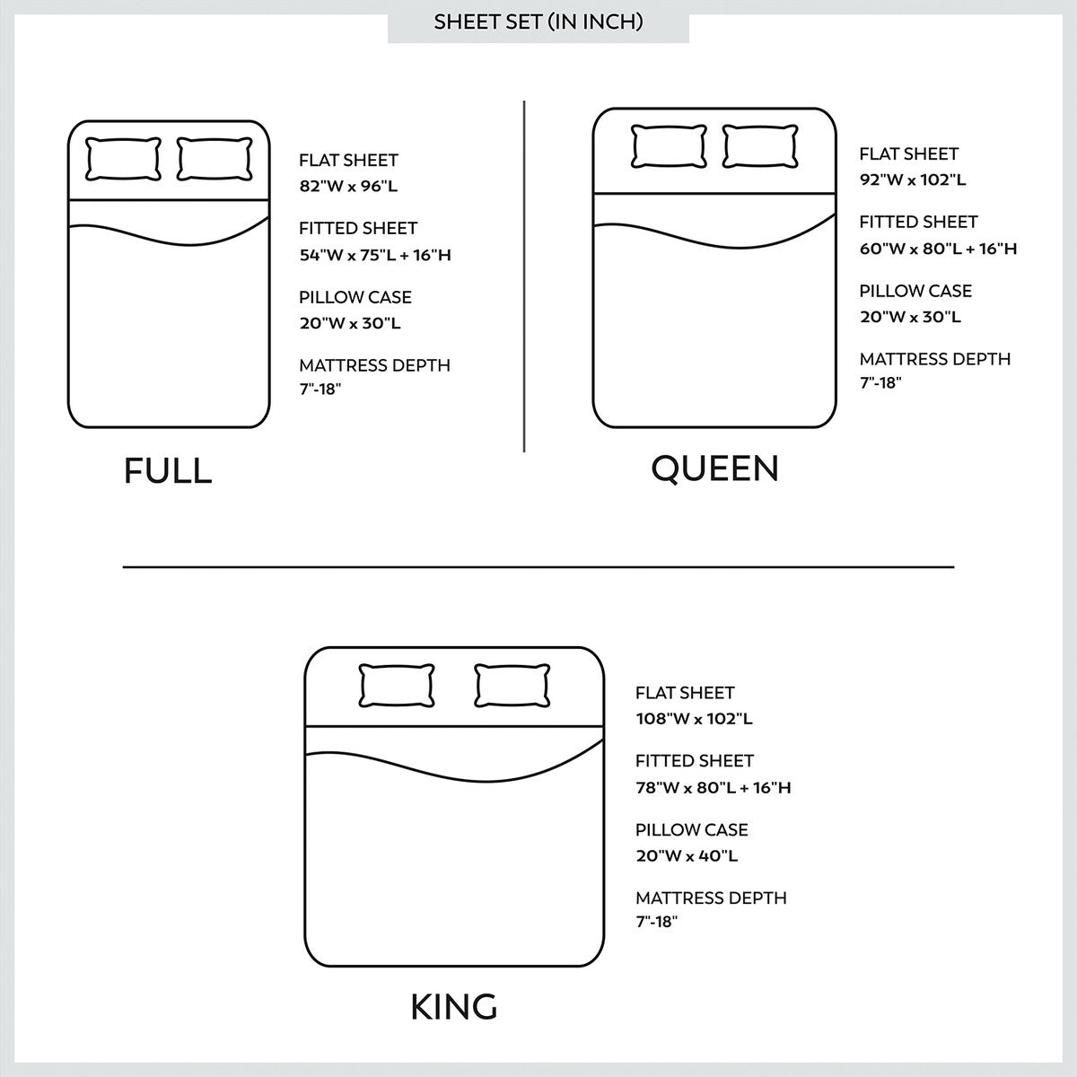 Color Sense 1200TC Premium Cotton-Blend Wrinkle-Resistant Sheet Set