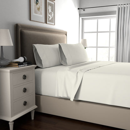 Color Sense 800TC Luxury Cotton-Blend Wrinkle-Resistant Sheet Set