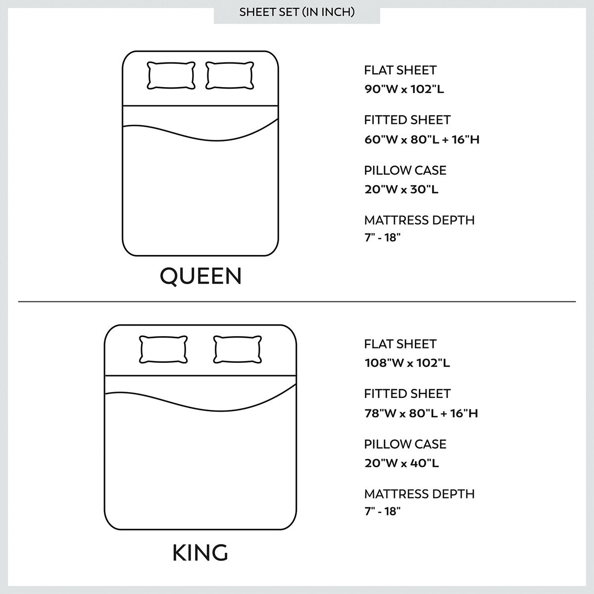 Color Sense 800TC Luxury Cotton-Blend Wrinkle-Resistant Sheet Set