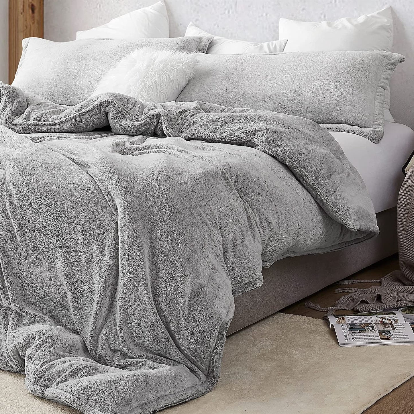 Coma Inducer® Oversized Comforter Set - Frosted Taupe