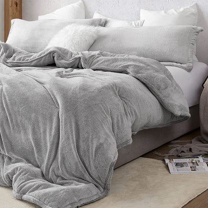 Coma Inducer® Oversized Comforter Set - Frosted Taupe