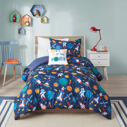 Conner Outer Space Comforter Set by Intelligent Design Kids