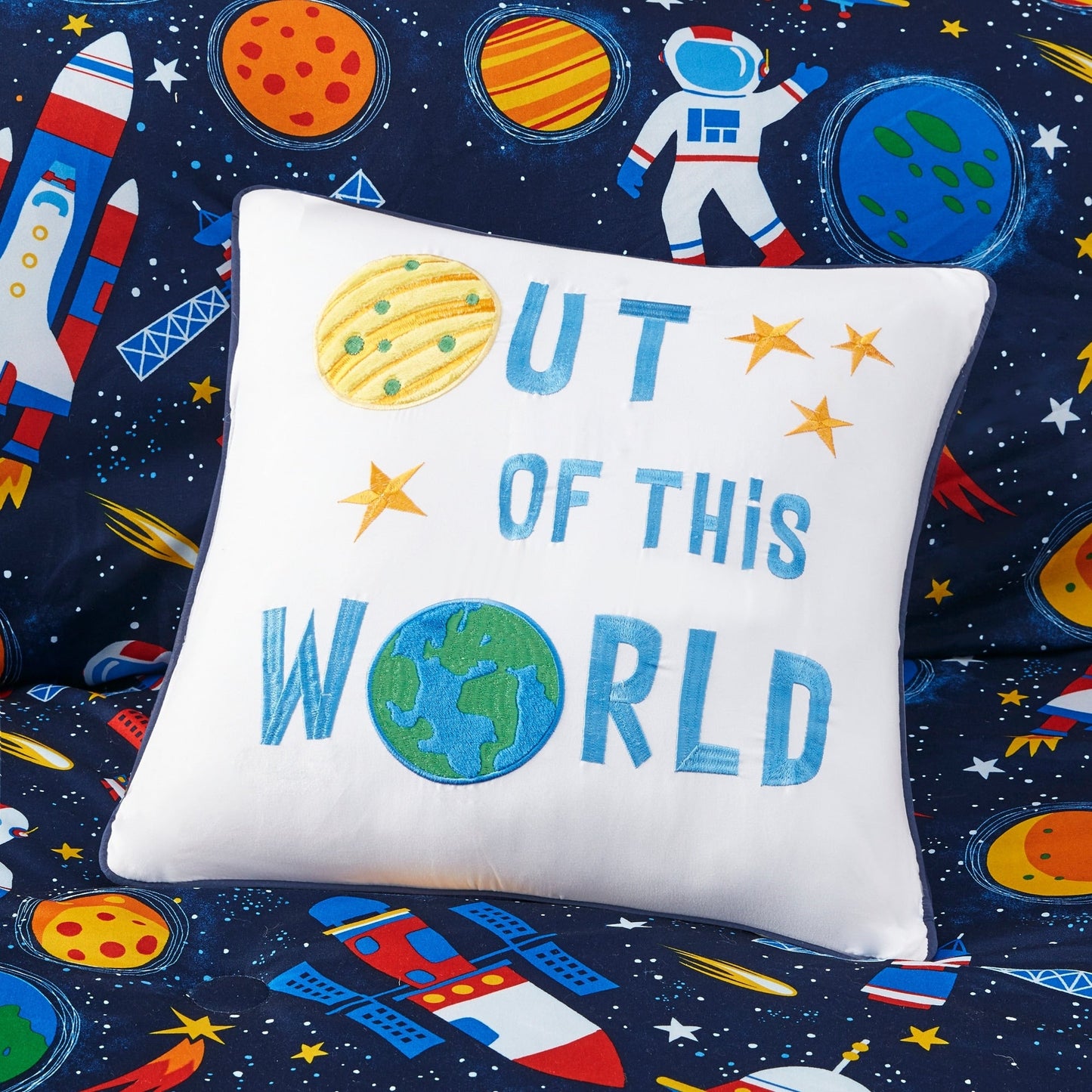 Conner Outer Space Comforter Set by Intelligent Design Kids