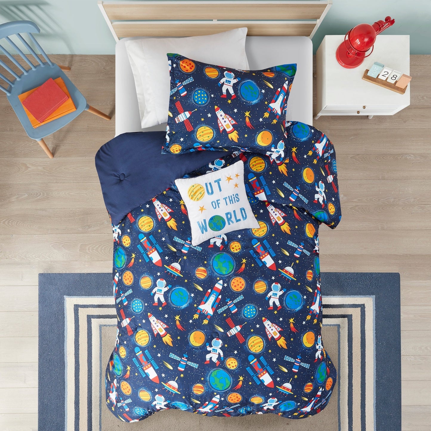 Conner Outer Space Comforter Set by Intelligent Design Kids