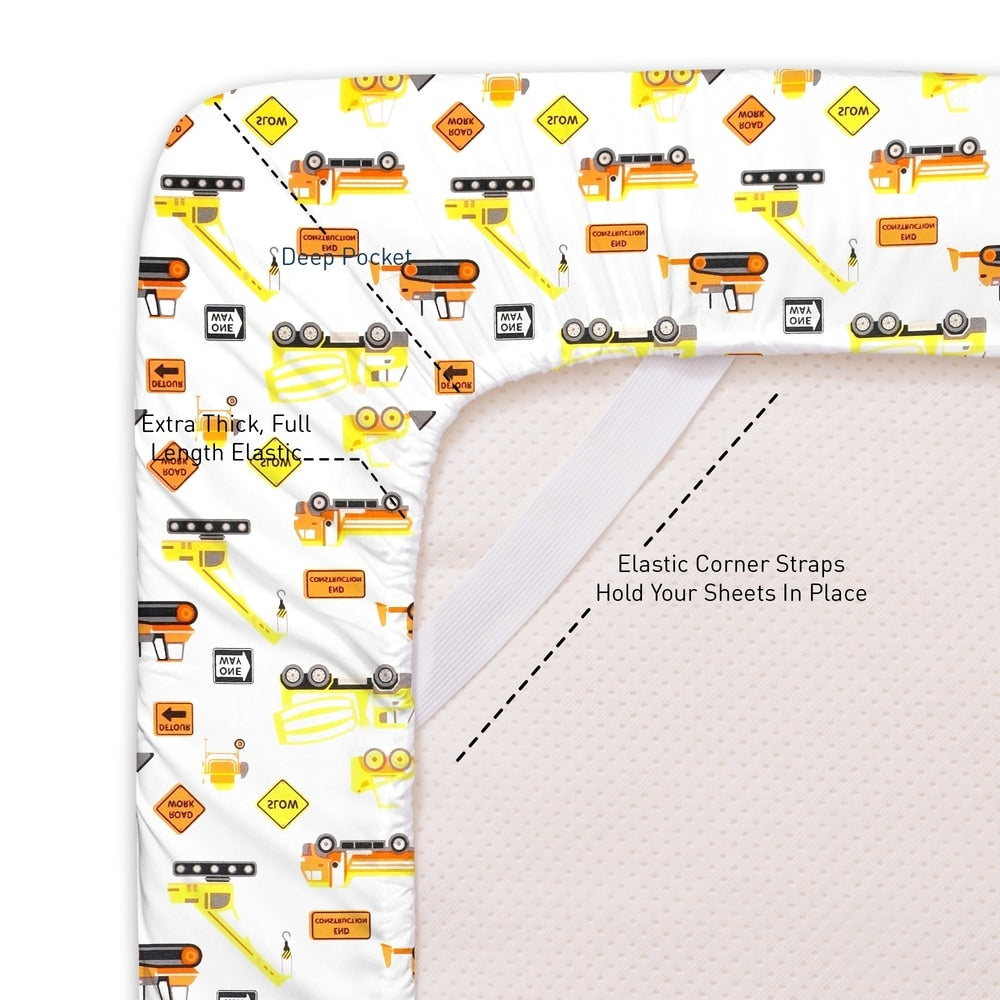 Construction Sheet Set by Sweet Home Collection - Multi