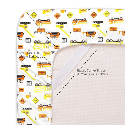 Construction Sheet Set by Sweet Home Collection - Multi