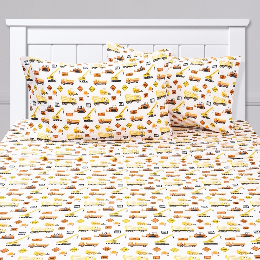 Construction Sheet Set by Sweet Home Collection - Multi
