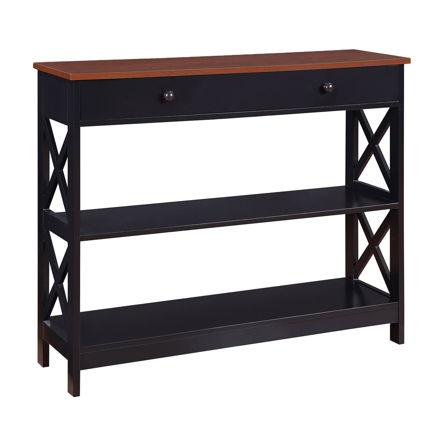 Convenience Concepts Oxford 1 Drawer Console Table with Shelves