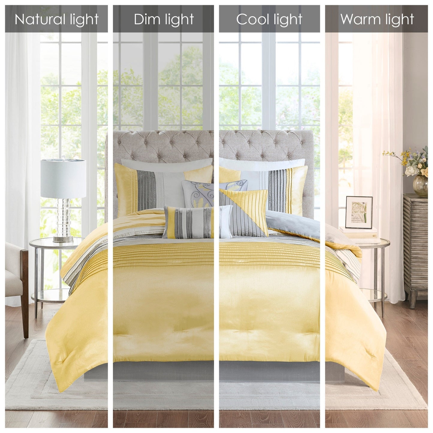 Copper Grove Kiston Yellow 7-piece Comforter Set