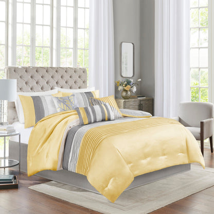 Copper Grove Kiston Yellow 7-piece Comforter Set