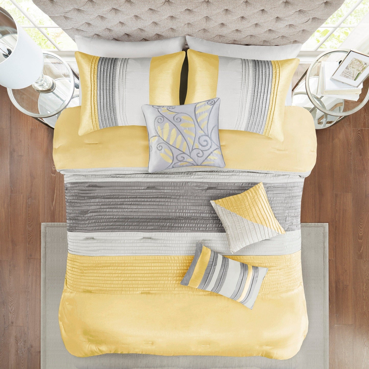 Copper Grove Kiston Yellow 7-piece Comforter Set