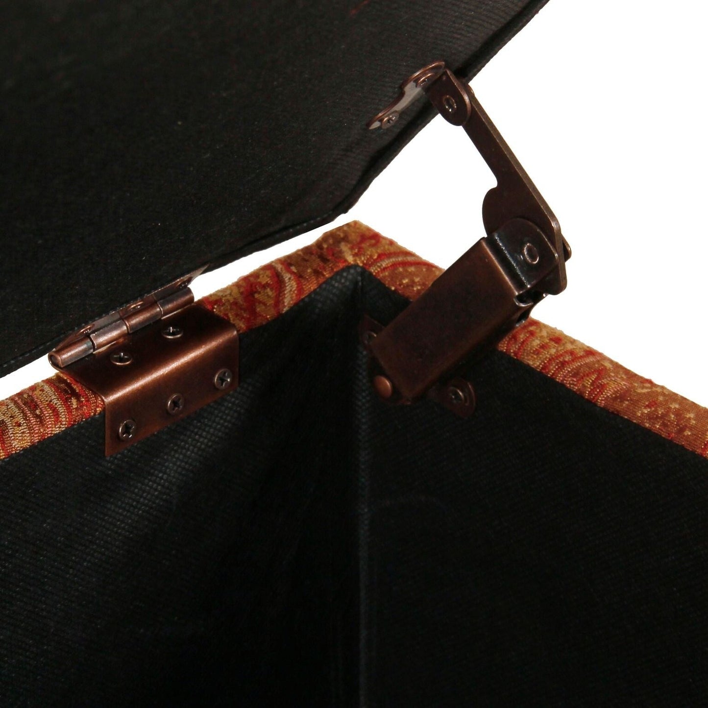 Copper Grove Muscari Upholstered Storage Bench with Nailhead Trim